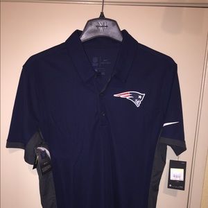 Men’s Small Nike N.E. Patriots Golf Shirt + Bonus